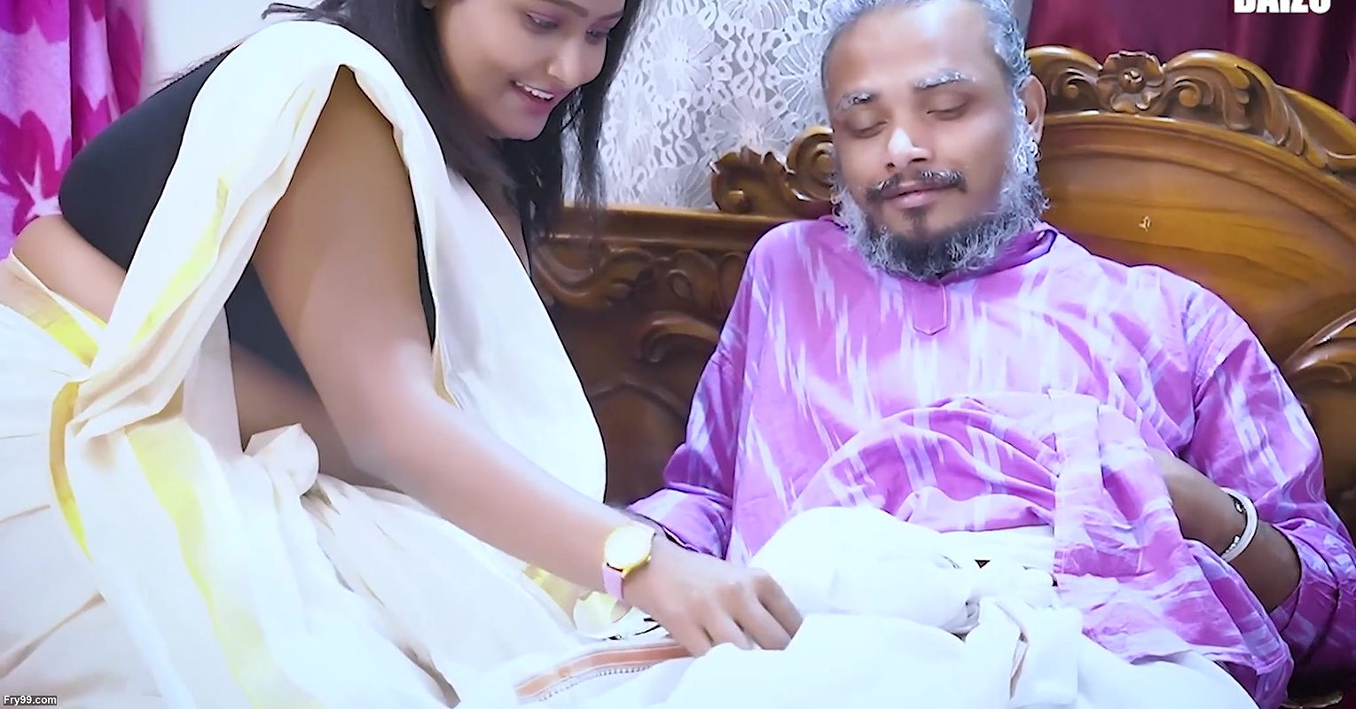 Newly married bhabi gives her father-in-law a blowjob