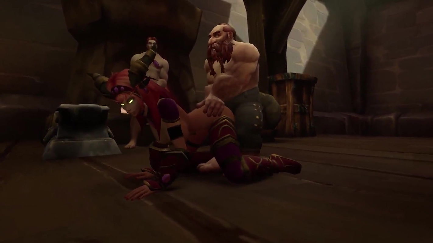 Dwarf Has Fun with an Elf ¦ Warcraft Parody