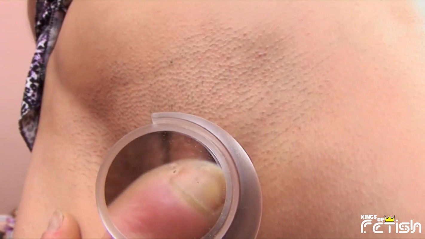 Brunette babe enjoys having sex with a midget older man in various positions