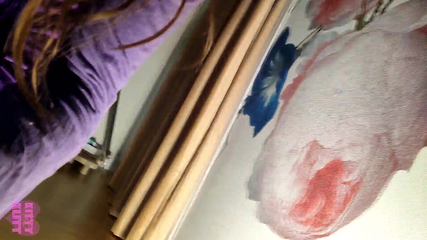 Kitty Skatt Holding it so long it hurts