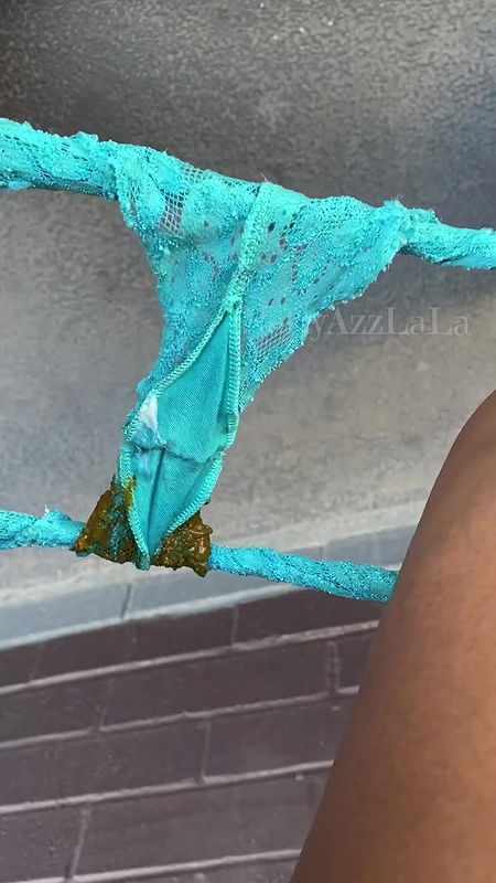NastyAzzLaLa New panty poop