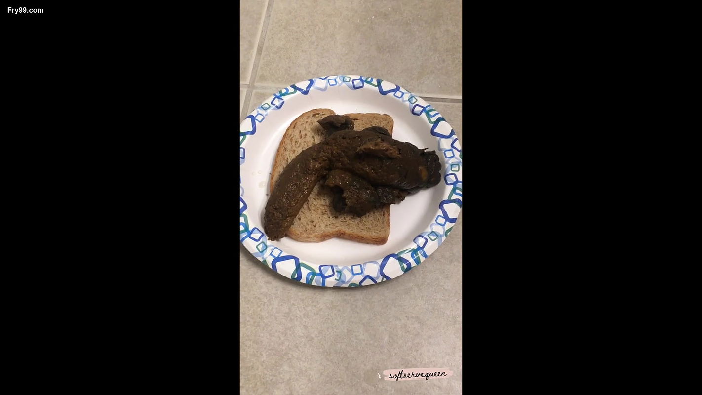 softservequeen 8+inch thick log becomes your sandwich