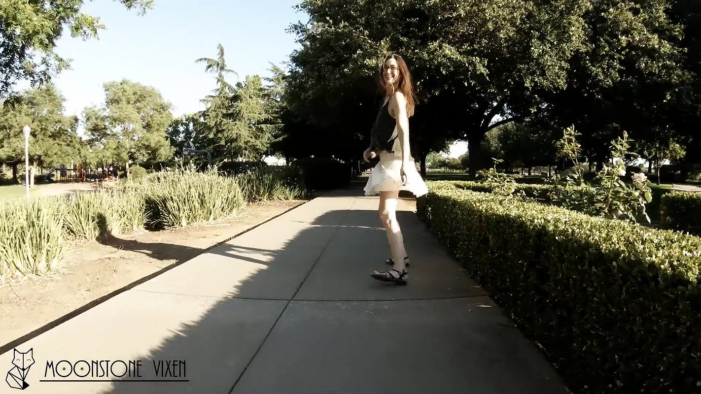 onstone Vixen Whire Skirt Loose Top Public Fun