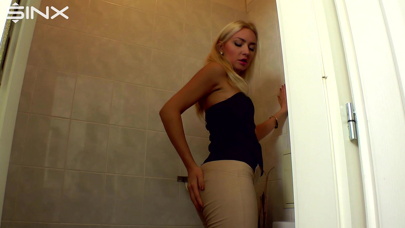 nny soak her beige pants all the way through