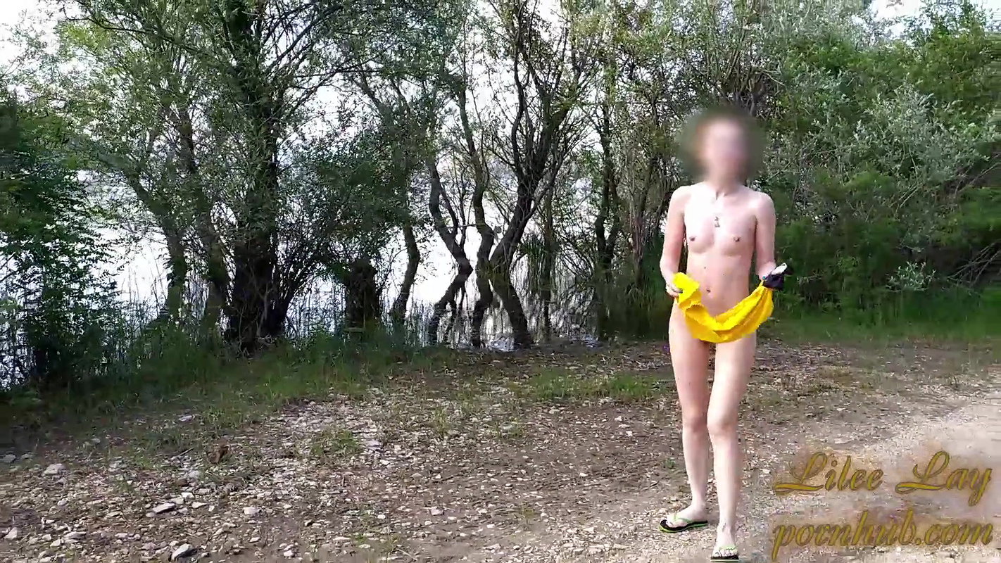 lee Lay Naked on the Boat Dock