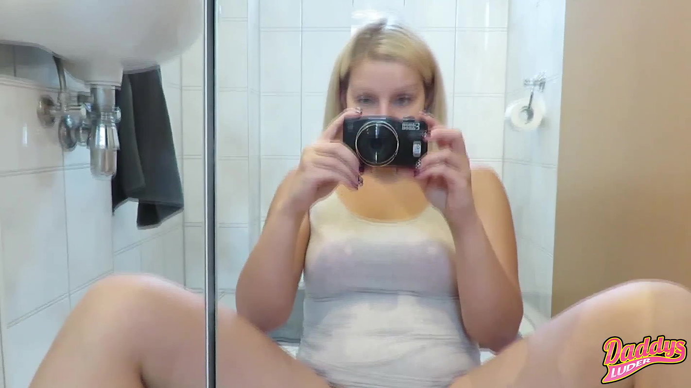 ddys luder ich filme mich selbst beim abstrullern am morgen
