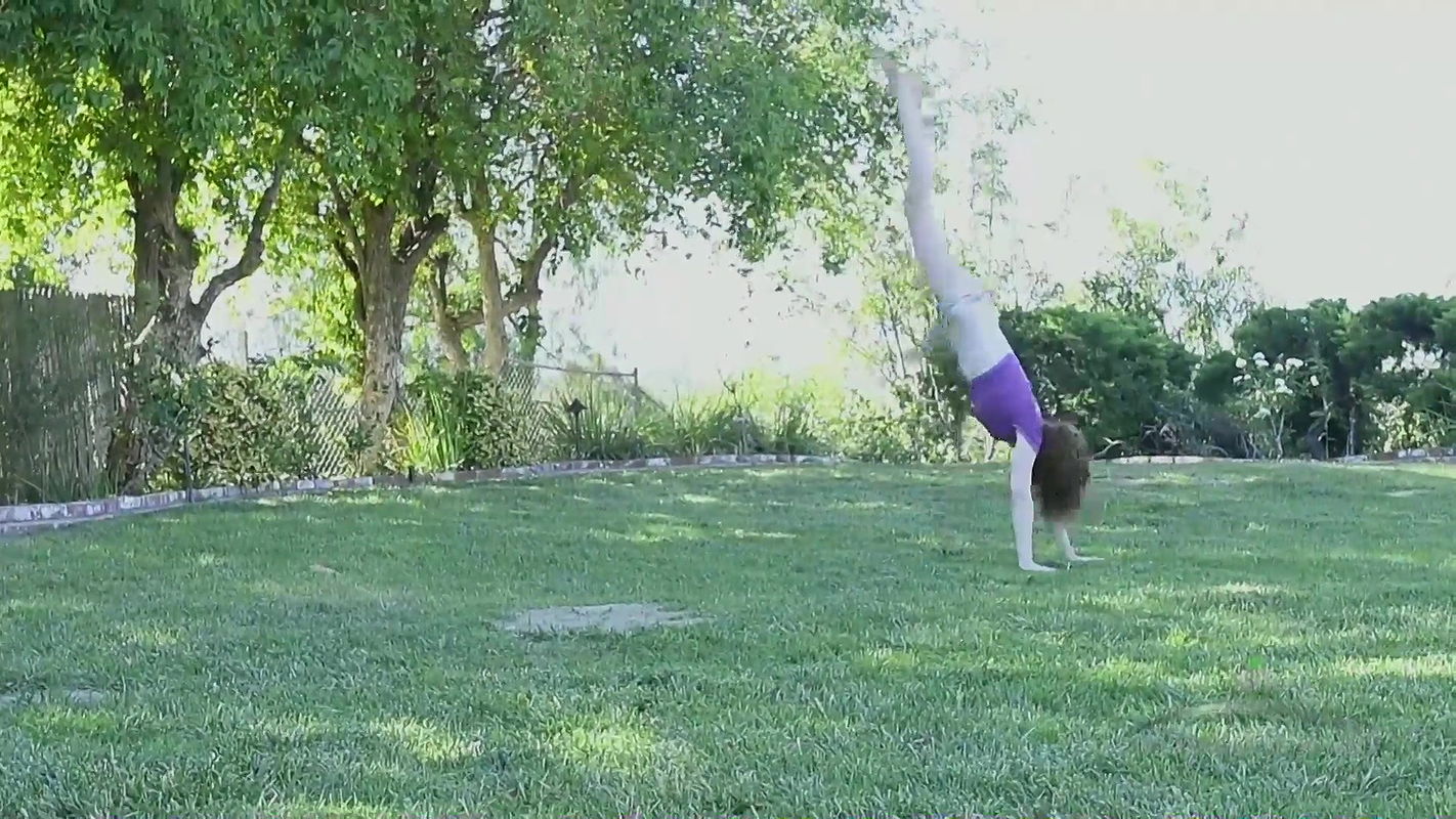 65Emma Evins frolicking outsidepissing