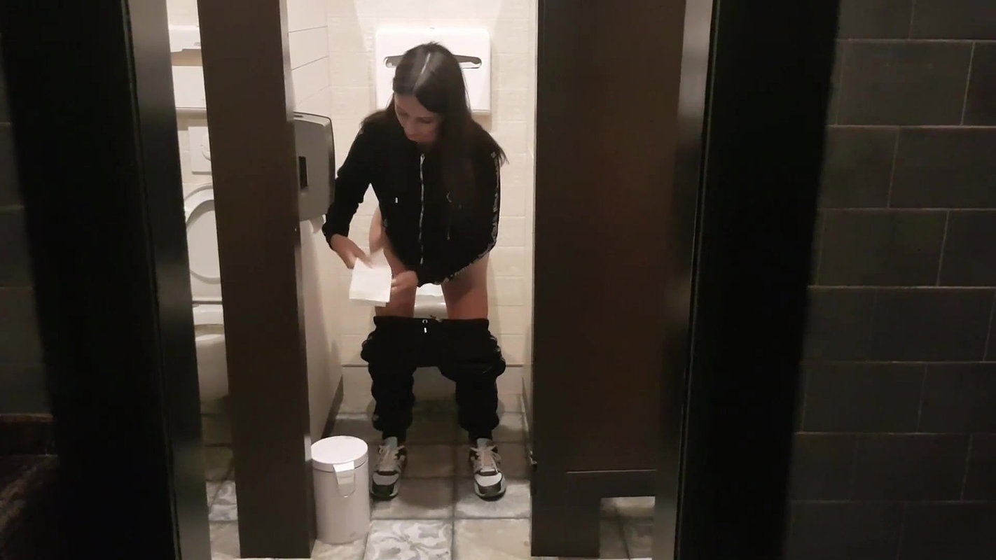 27Sweetbuttocks Caught in the mens room and fucked in the mouth