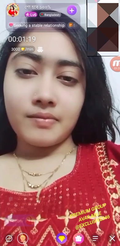 শো হবে ১০০_ (Show Hobe 100_) from Bangladesh, Showing Boobs, Pussy & Asshole and Fingering on Chamet Live ~ with FACE – Lulust