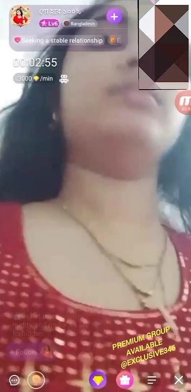 শো হবে ১০০_ (Show Hobe 100_) from Bangladesh, Showing Boobs, Pussy & Asshole and Fingering on Chamet Live ~ with FACE – Lulust