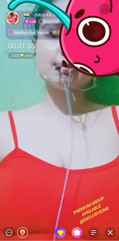 Mita XX from Bangladesh, Milking Uneven Boobs & Masturbating with Bottle on Chamet Live ~ with FACE – Lulustream