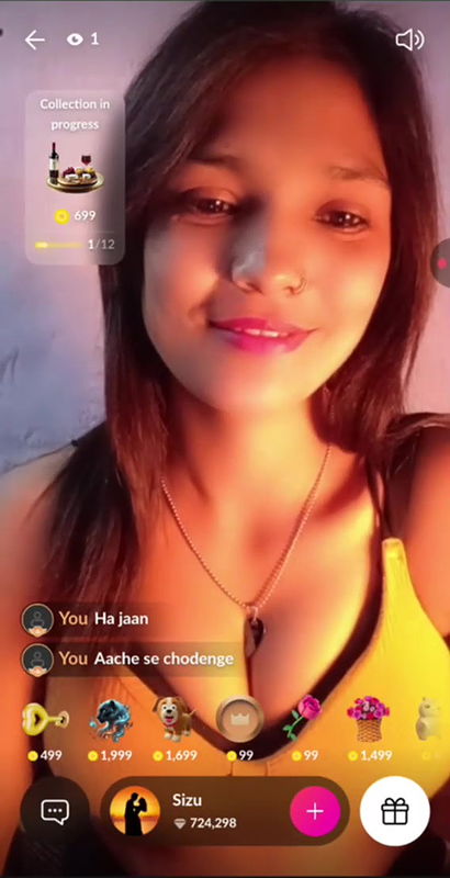 Sizu Showing Boobs, Pussy & Ass on 121 Tango Live ~ with Face – Lulustream