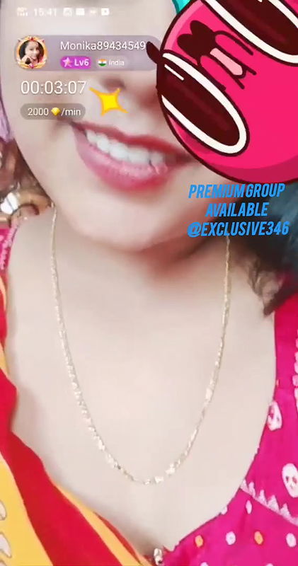 Monika89434549, Bengali Bhabi, Showing Boobs & Pussy and Fingering on Chamet Live ~ with Face