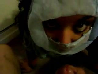 facial on arabic girl