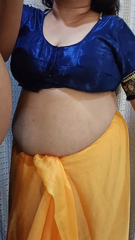 I took off Bhabhi saree intentionally