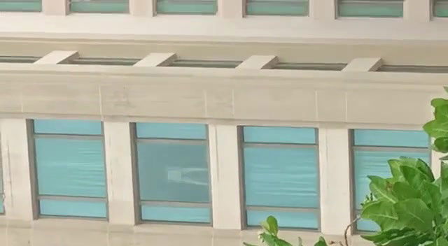 Couple fucking in hotel, captured by peoples from outside