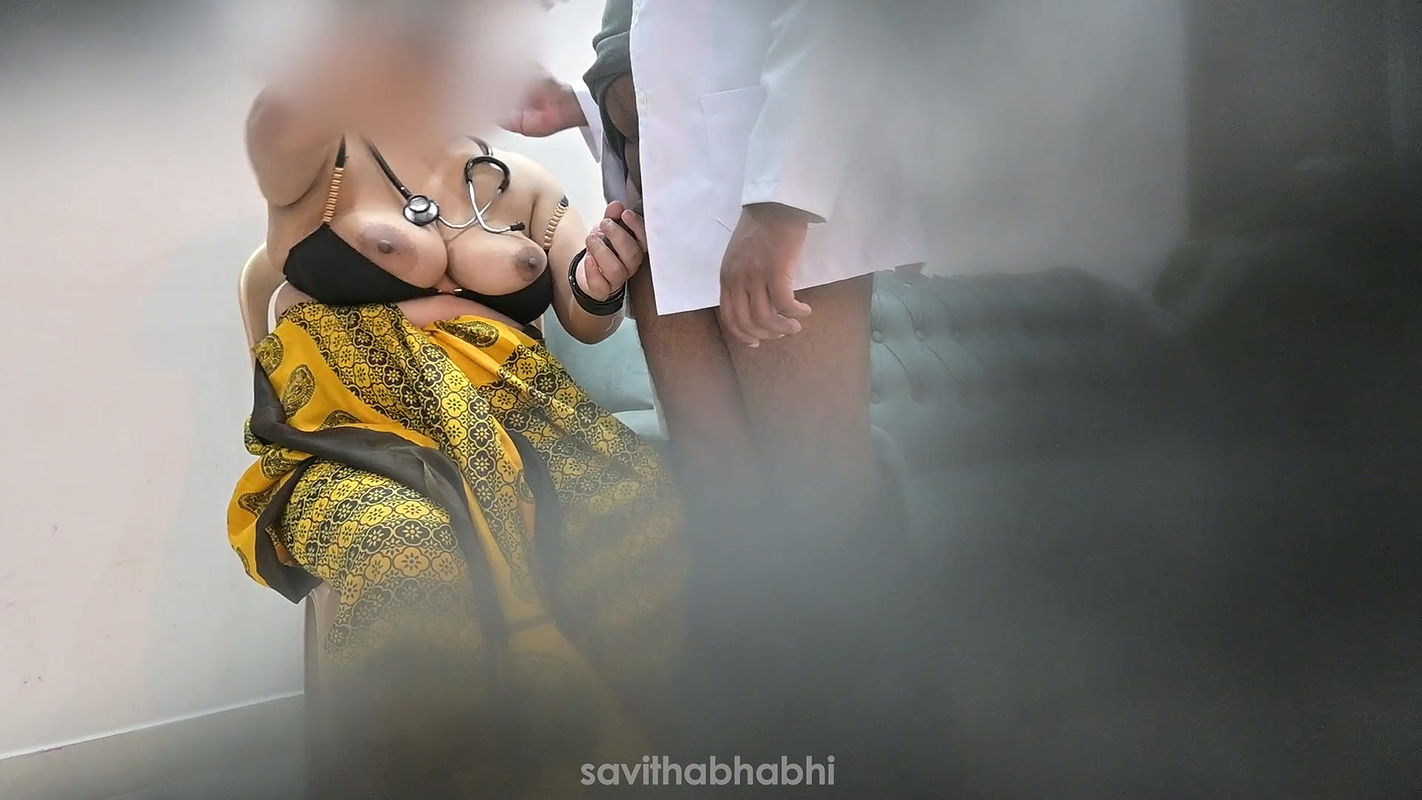 Doctor misusing poor patient in clinic