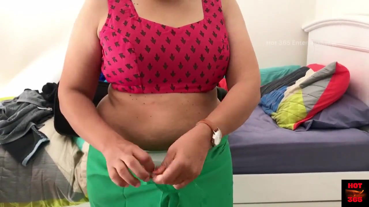 Indian Goddess Hira in Saree Blouse, Panty and Petticoat