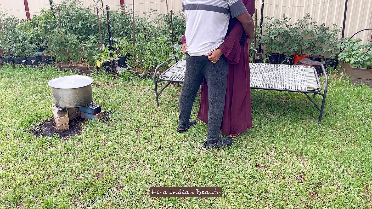 Thick and Shy Hijab Wife having an Erotic Massage and Sensual Softcore Sex in Outdoor