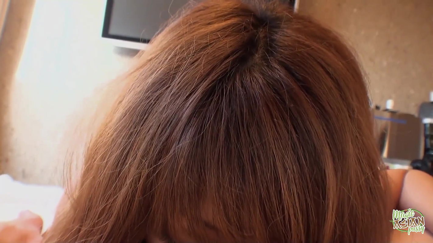 Tenderly fingering the Asian girl makes her blowjob extra spicy which results in a facial