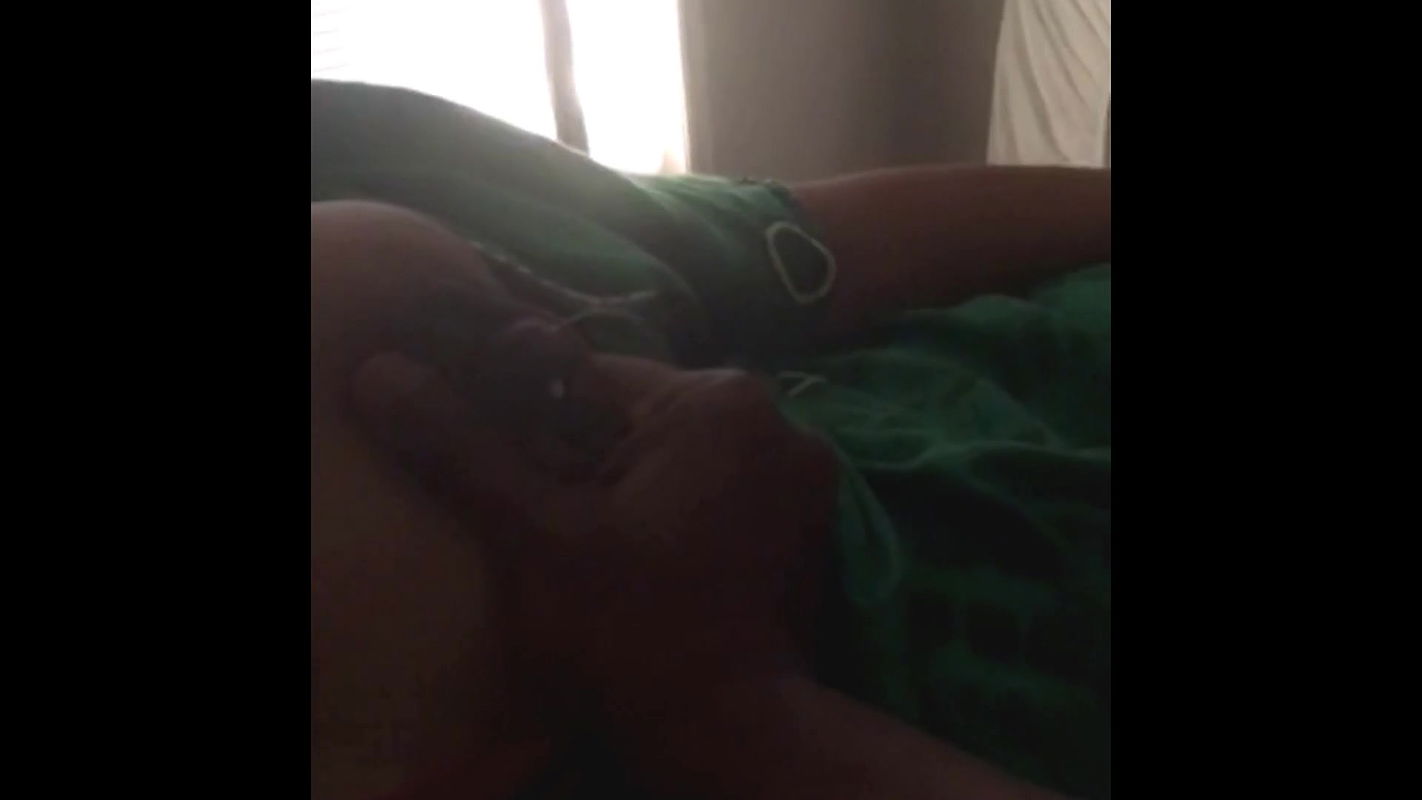 Squeezing milk out of my wife’s breast – Lactating