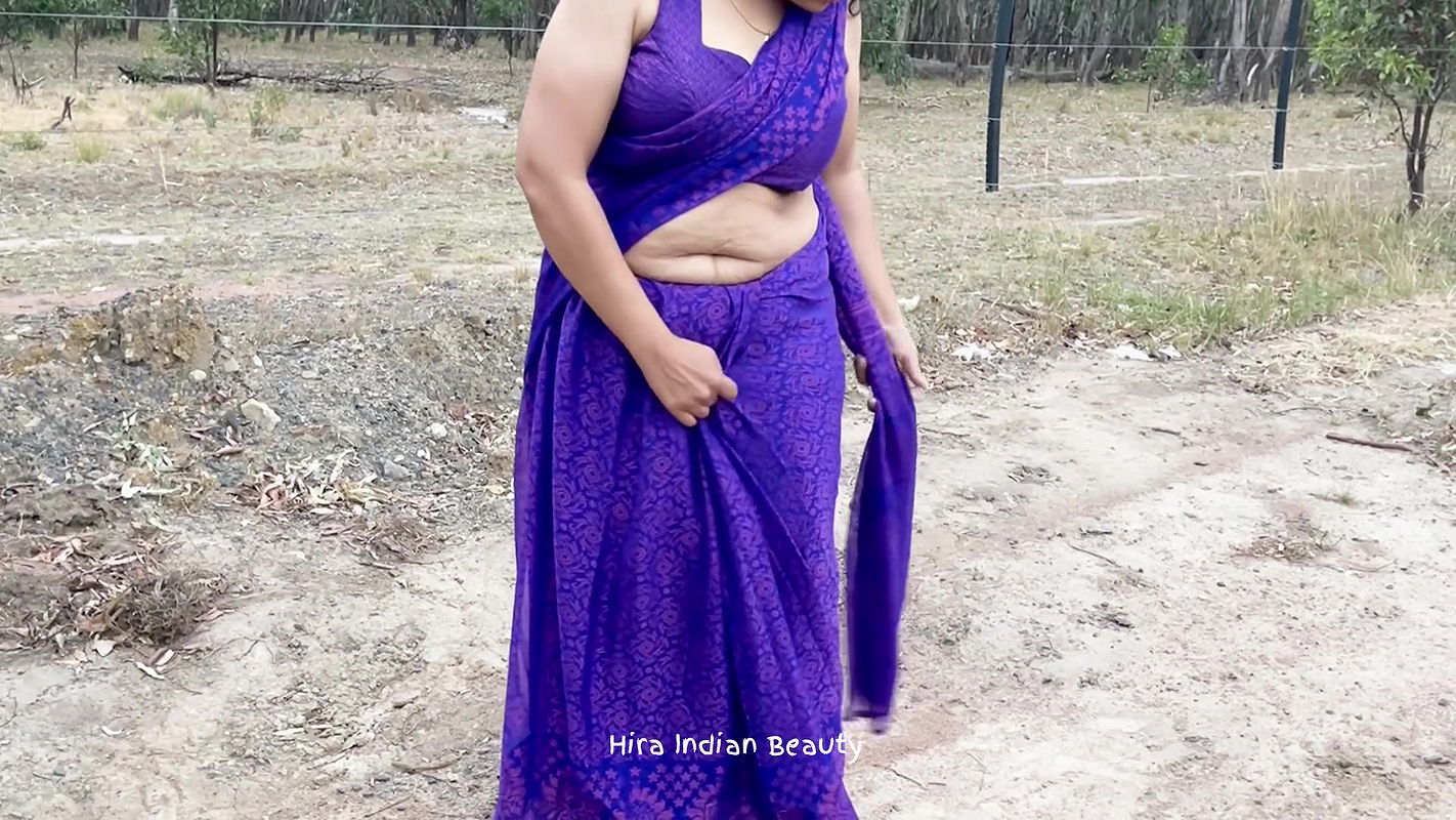 Sexy Indian Couple Romance in Outdoor – Saree Sex – Saree Stripped Off and Ass Spanked