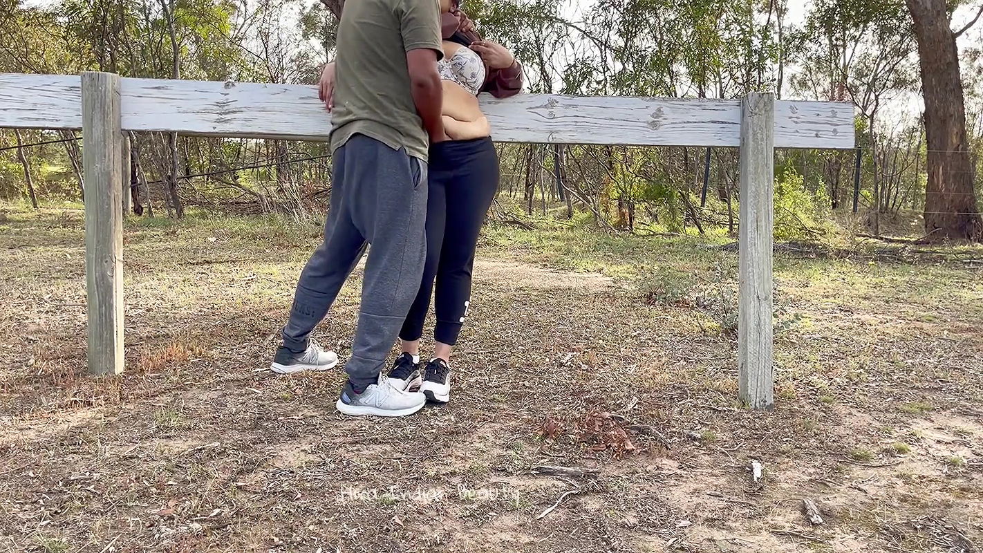 Sexy Indian Couple Making Love in Outdoor – Desi Public Romance – Risky Sex