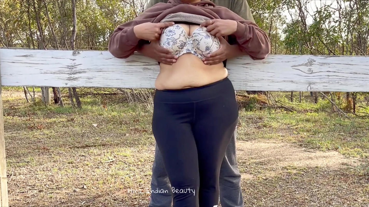 Sexy Indian Couple Making Love in Outdoor – Desi Public Romance – Risky Sex