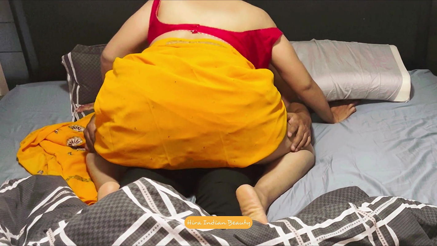 Saree Sex Hotwife’s Sensual Bedroom Fun with Her Cuckold Husband’s Boss