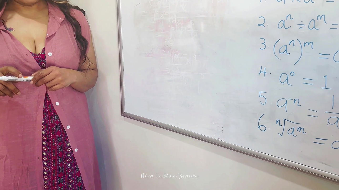 Passionate Indian Math Tutor Makes Learning the Six Laws of Indices Fun with Sexy Dance & Glamour!