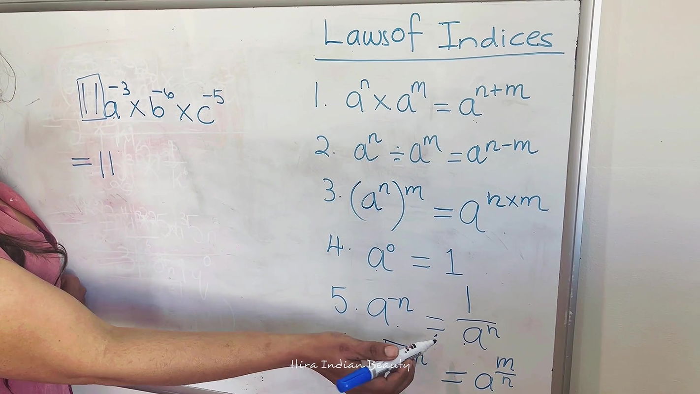 Passionate Indian Math Tutor Makes Learning the Six Laws of Indices Fun with Sexy Dance & Glamour!