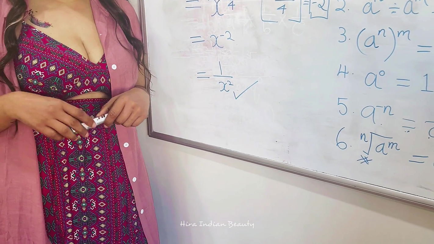 Passionate Indian Math Tutor Makes Learning the Six Laws of Indices Fun with Sexy Dance & Glamour!