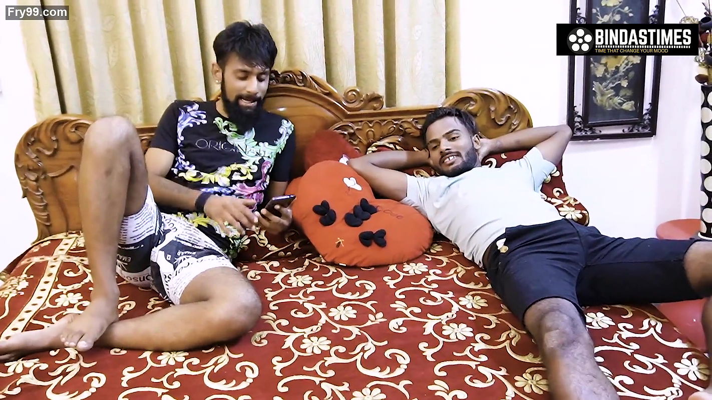 Desi chocolaty Bhabhi Fucks again with Chocolate with Two Boys ( Hindi Audio )