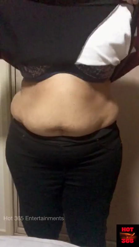 Indian wife changing the clothes