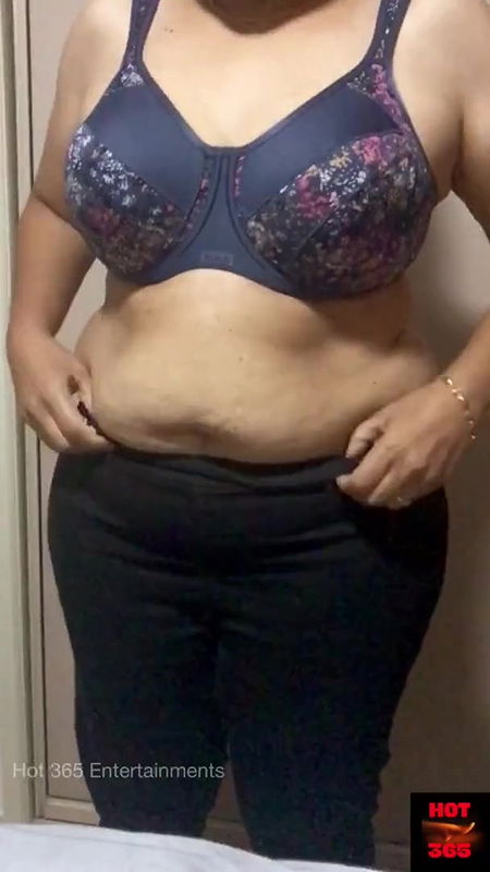 Indian wife changing the clothes
