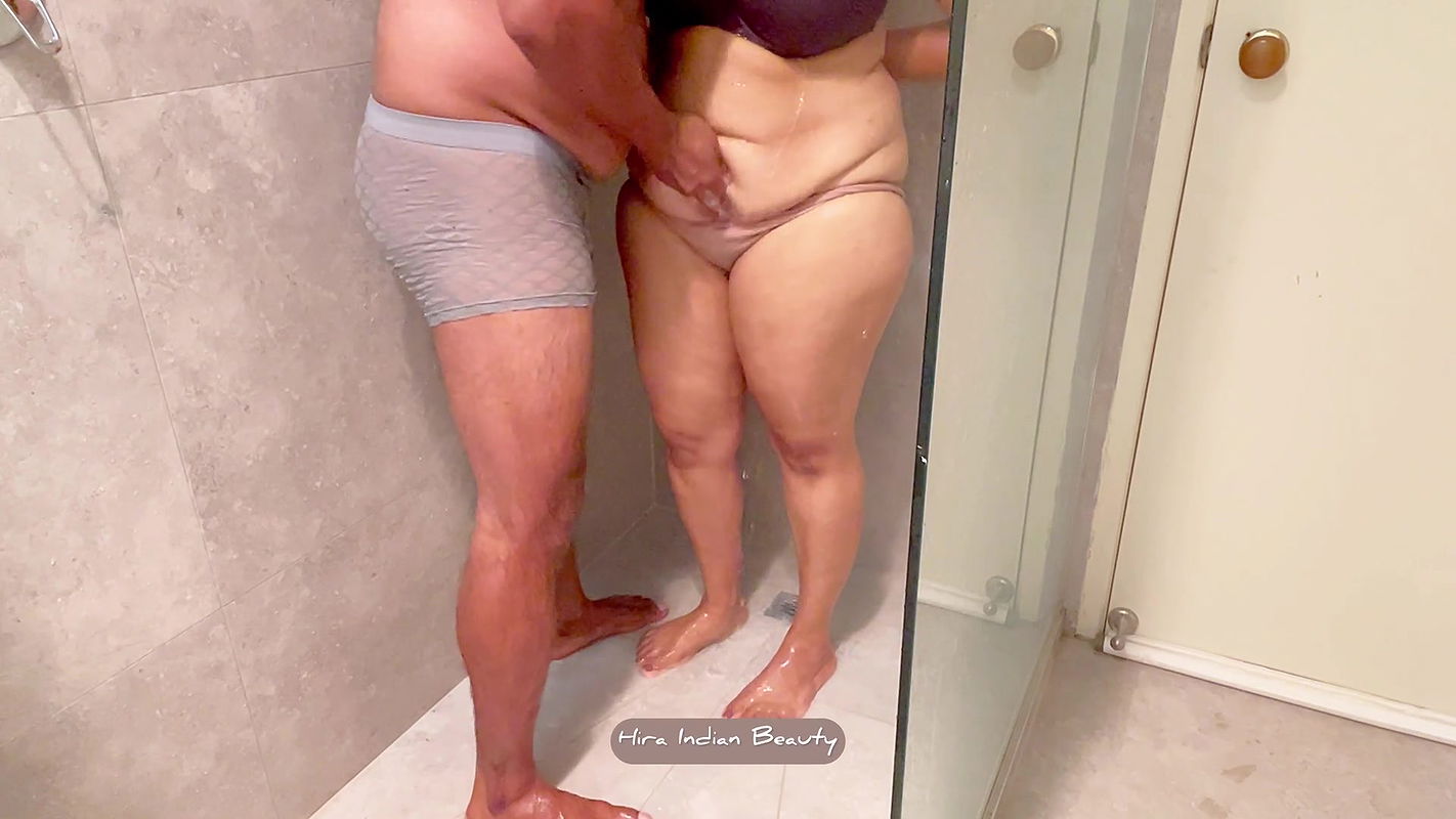 Daughter-in-Law’s Naughty Shower Erotica Anal Sex, Boobs Press, and Loud Moans with Father-in-Law