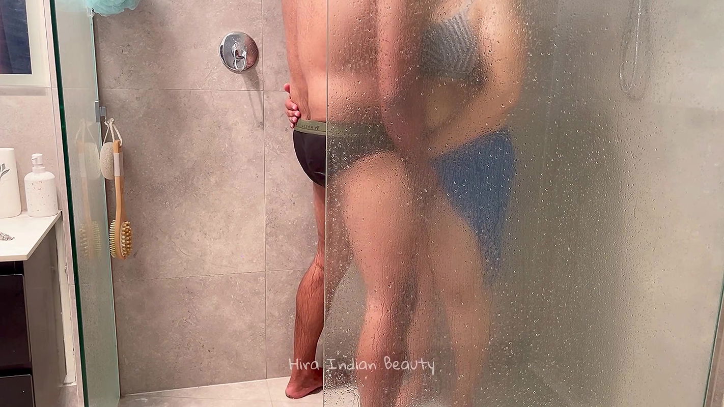 Beautiful Indian Couple – Hot Desi Wife in Saree Making Love in Shower – Saree Sex in Bathroom