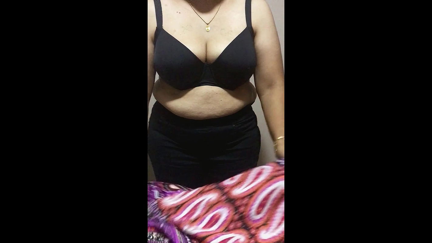 Beautiful Busty Wife changing the dress and exposes her sexy deep cleavage