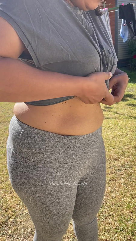 Hira Indian Beauty – Desi Step Mom Getting ready at Outdoor