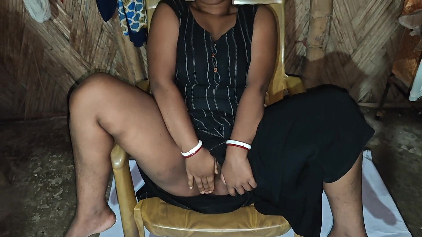 Indian Desi hot maal fingering front of step Dad