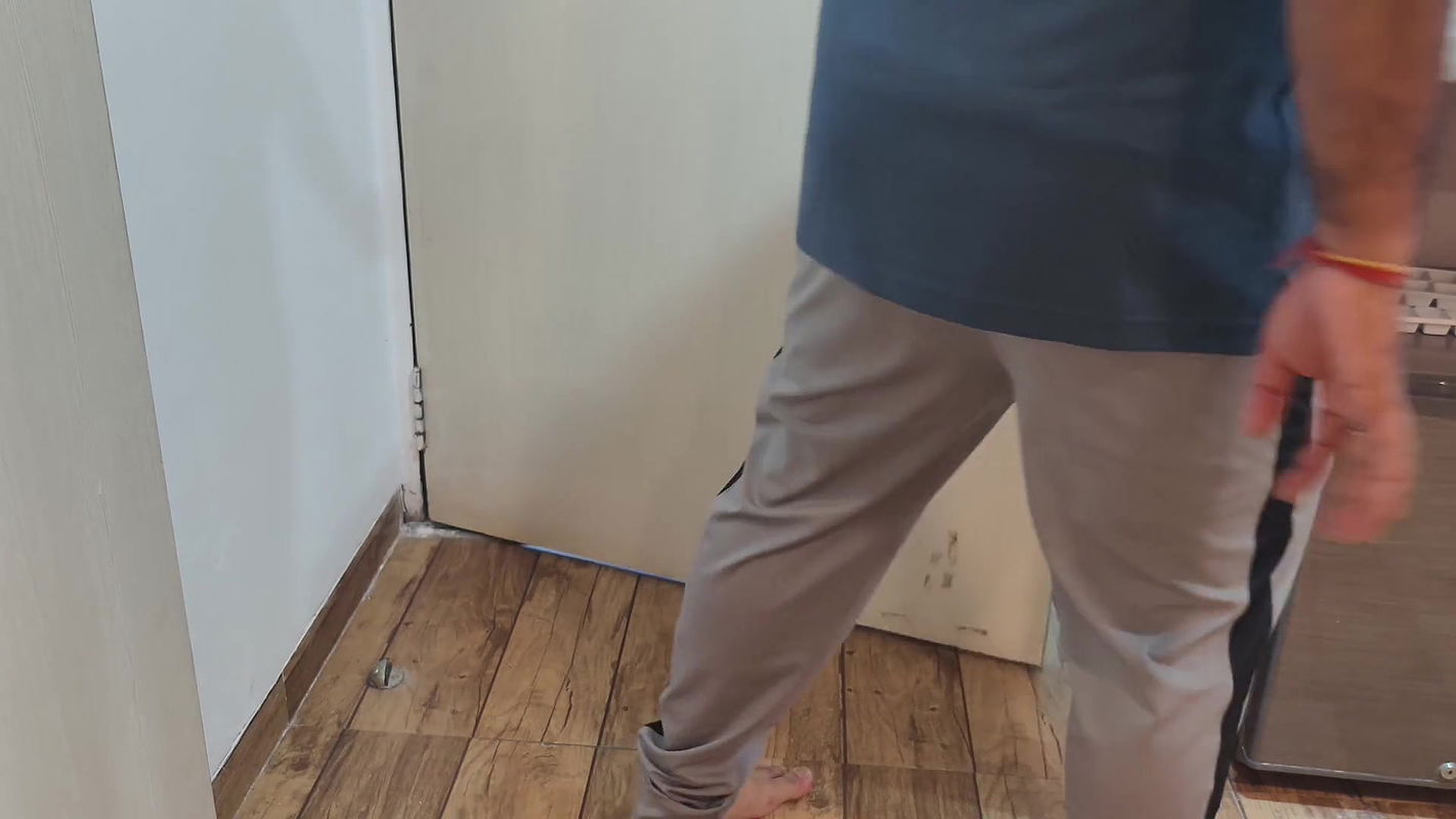 Sexy maid of the house left the bai by two boys