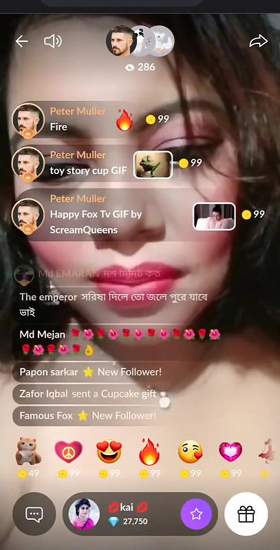 Kia from Bangladesh Teasing on Premium Tango Show