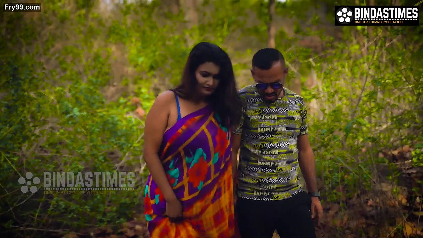 Desi BBW Milf Sucharita Fucks with his Man Outdoor in the Woods