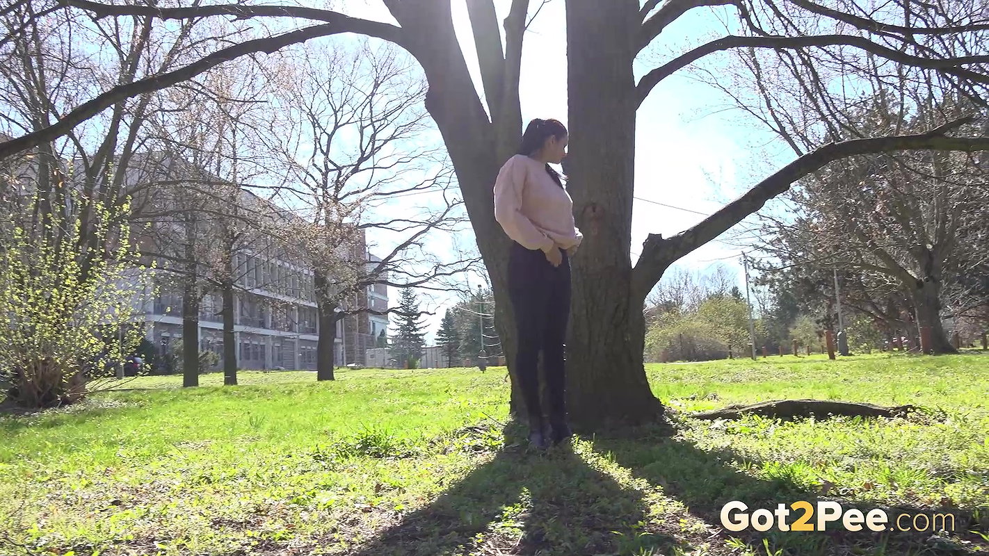 Behind A Tree 1080p Got2pee