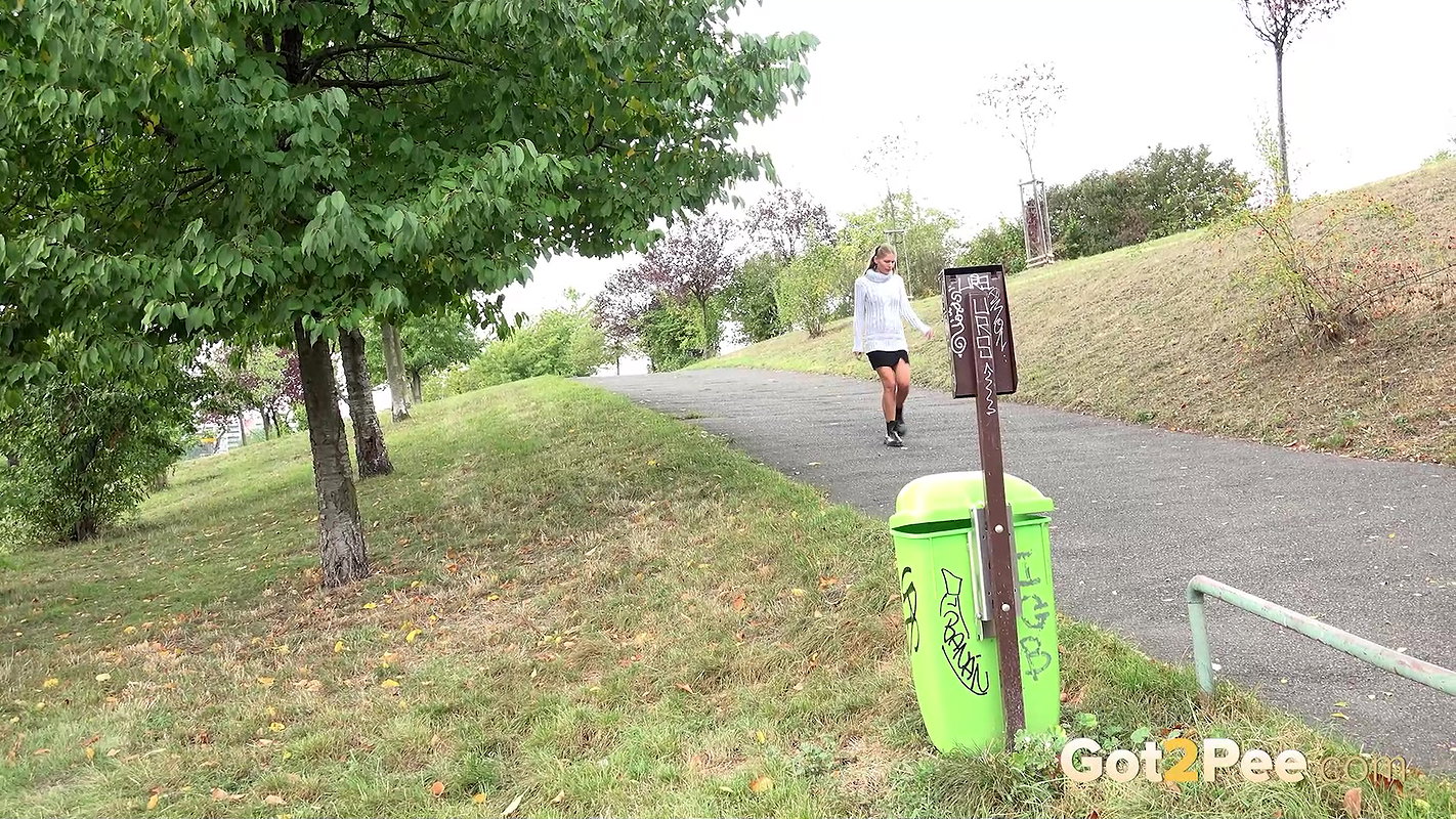 Claudia Macc Enjoys A Public Piss In Suburbs Got2pee