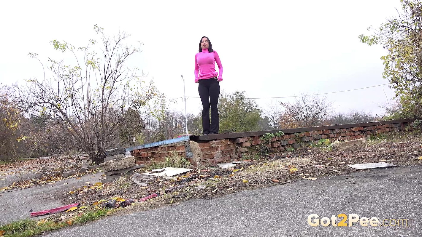 Freya Dee Relieves Her Piss Desperation In Public Got2pee