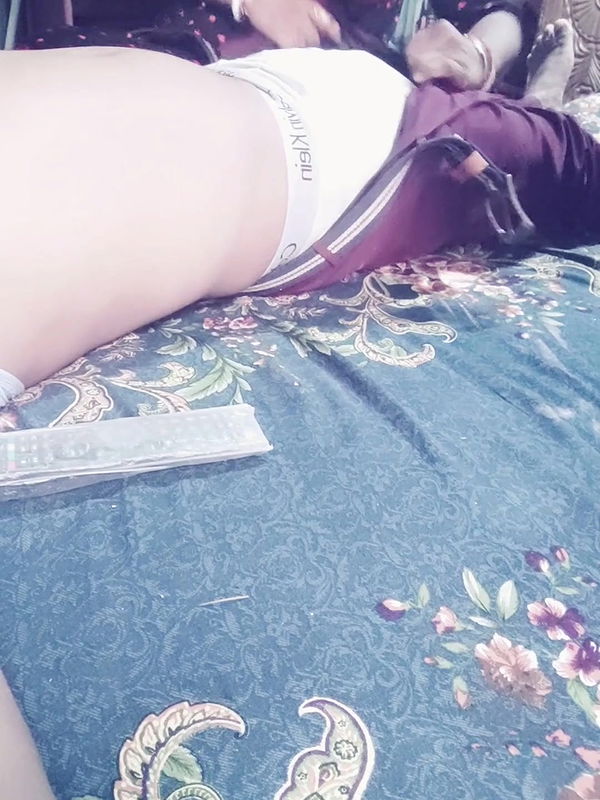 Stepsister alon in room