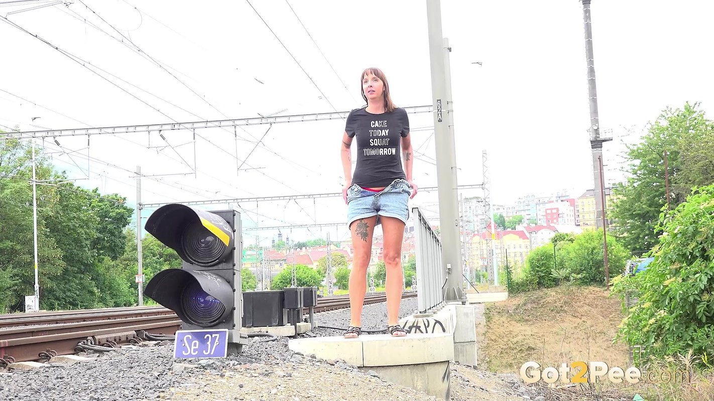 Train Goes By Got2Pee