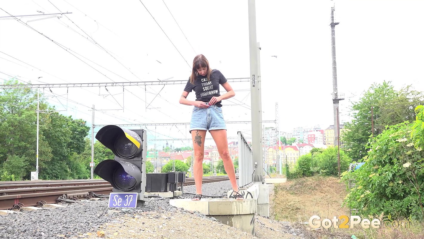 Train Goes By Got2Pee