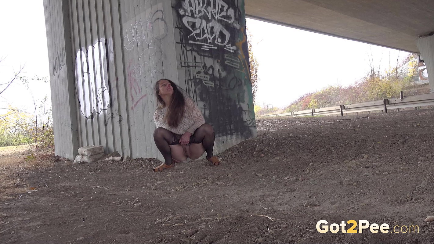 Valentina Ross Enjoys A Public Steamy Pee Got2pee